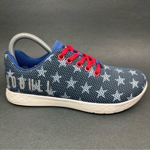 NoBull Blue Flag Printed Trainer Men’s 5.5 Women 7 Athletic Gym Crossfit Shoes